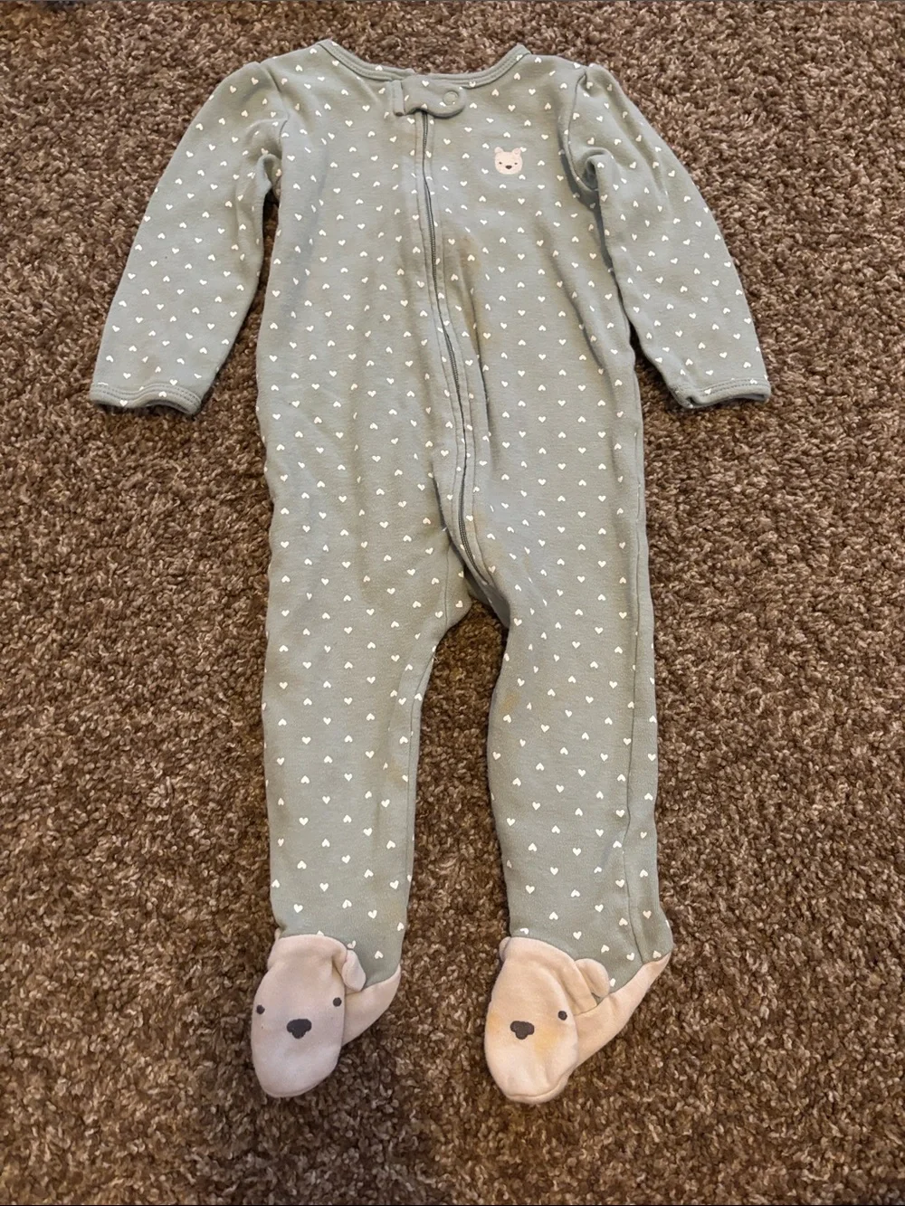 Carter's Baby Girl Footie Sleepers - Pink, Cream, Blue, Green, Lavender